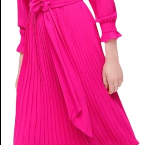 J Crew NWT pleated tie dress - Picture 3 of 7